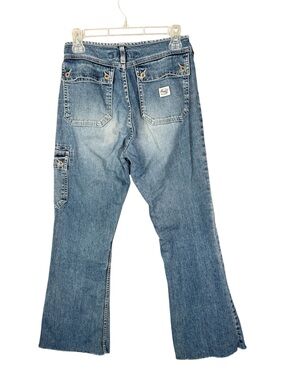 Vintage Silver Jeans Flare Jean Flare Cargo Pocket Y2K 29